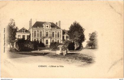 CPA Cheroy L'Hotel de Ville FRANCE (1451821)