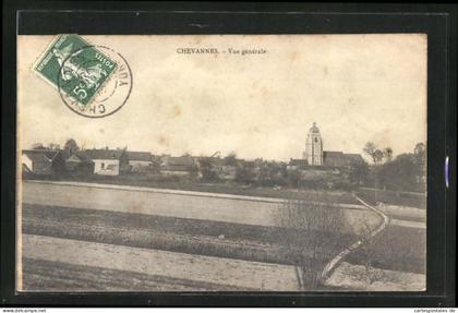 CPA Chevannes, Vue générale
