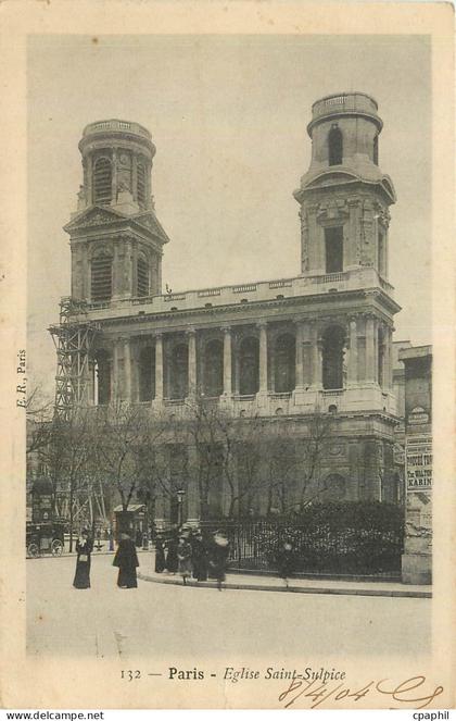 CPA Paris Eglise Saint Sulpice