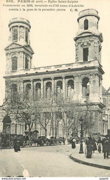 CPA Paris Eglise Saint Sulpice