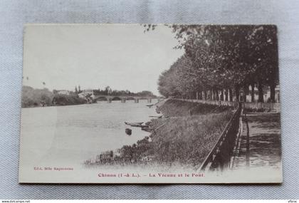 Chinon, la Vienne et le pont, Indre et Loire 37