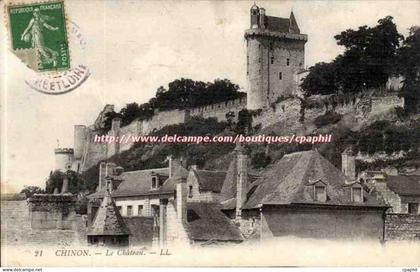 Chinon - Le Chateau - CPA