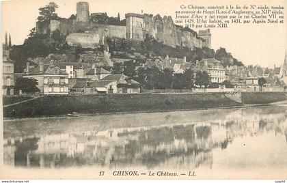 CPA Chinon Le Chateau