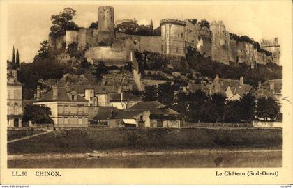 CPA Chinon Le Chateau