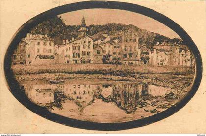 64 - Ciboure - Les quais de Ciboure - D'après une peinture de Floutier - Collection Pays Basque - CPA - Voir Scans Recto