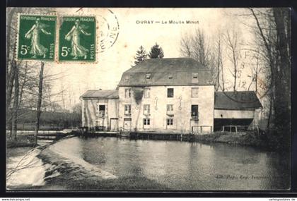 CPA Civray, Le Moulin Minot