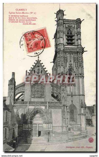 Clamecy CPA Eglise Saint martin