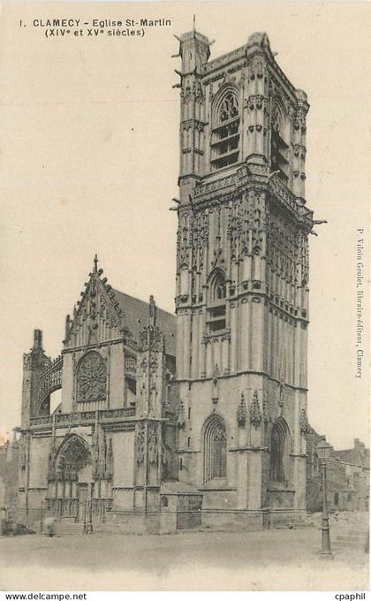 CPA Clamecy Eglise St Martin