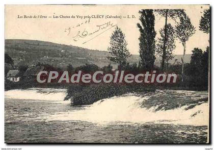 CPA Les Bords de l'Orne Les Chutes du Vey pres Clecy Calvados