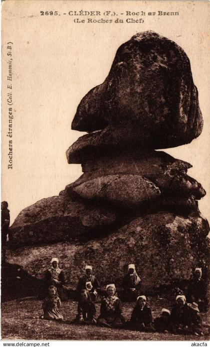 CPA Cléder - Roch au Brenn (Le Rocher du Chef) (458084)