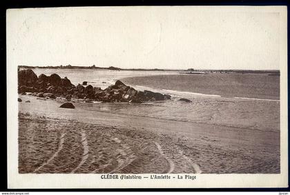 cpa du 29  -- Cleder - l' Amiette  , la plage   MAI24-15