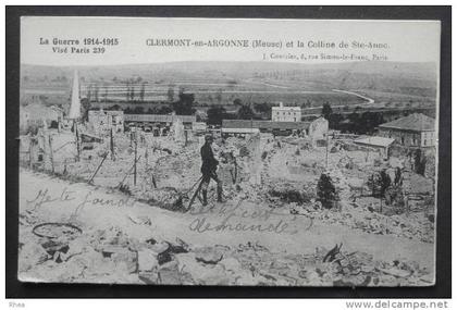 55 Clermont-en-Argonne ruine    D55D  K55117K  C55117C RH043477
