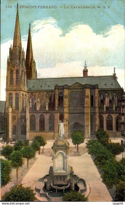 Clermont Ferrand CPA La cathedrale