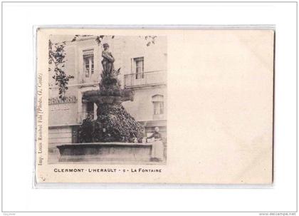 34 CLERMONT HERAULT Fontaine, ed Rambal 5, dos 1900