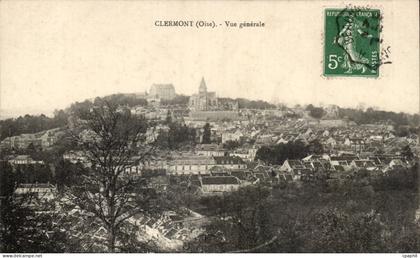 Clermont - Vue Generale - CPA