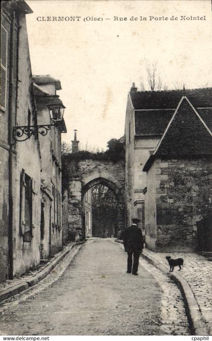 CPA Clermont Rue De La Porte De Nointel