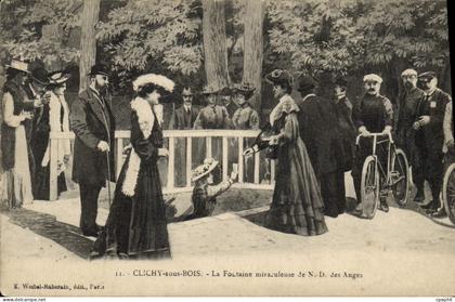 CPA Clichy sous Bois La Fontaine miraculeuse de N. D. des Anges