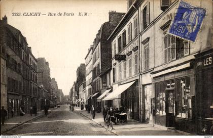 Clichy CPA Rue de Paris