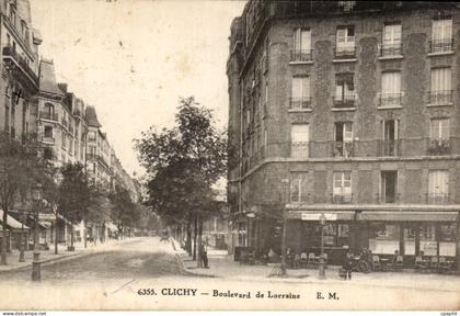 CPA Clichy Boulevard de Lorraine