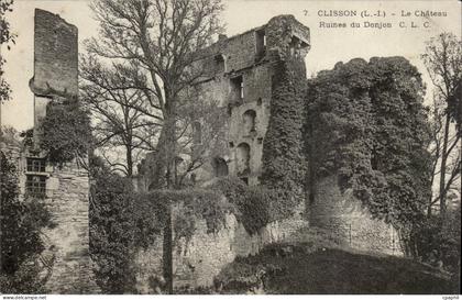 Clisson - Le Chateau - Ruines de Donjon - CPA