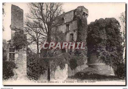 Clisson - Le Chateau - Ruines du Donjon - CPA