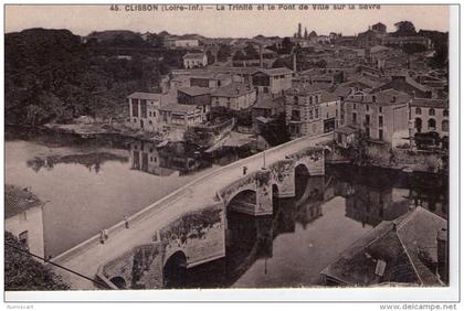 Clisson.. le Pont de Ville sur la Sèvre.. la Trinité