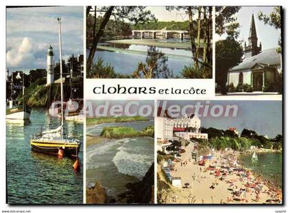 CPSM La Bretagne Pittoresque à proximite de Pont Aven et de Quimperle Clohars Carnoet le port de Doe