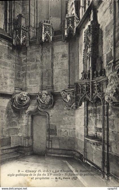 CPA Cluny La Chapelle de Bourbon