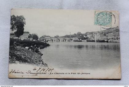 Cognac, la Charente et le pont saint Jacques, Charente 16