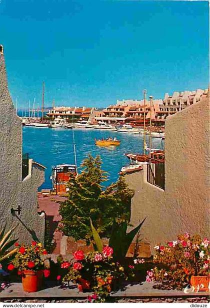 Carte Postale - 83 - Cogolin - Les Marines de Cogolin - Echappée sur le Port - Bateaux - Fleurs - CPM - Voir Scans Recto