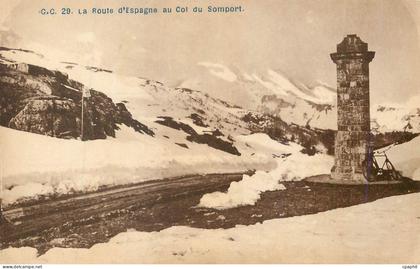 CPA C c 29 la route d espagne au col du somport