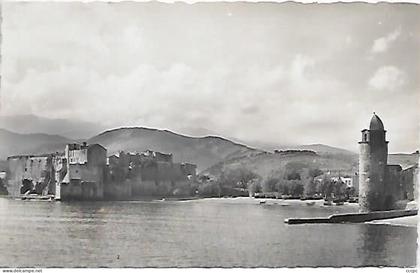 CPSM Collioure Crépuscule sur la ville