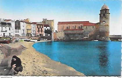 CPSM Collioure Plage des Pêcheurs