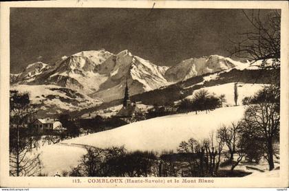 CPA Combloux Et Le Mont Blanc
