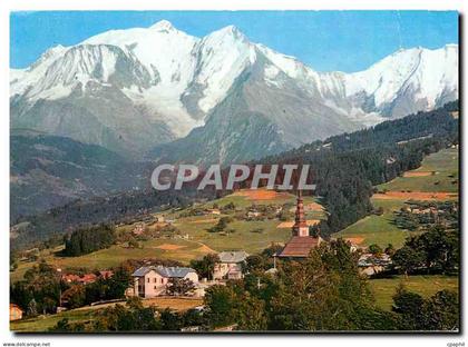 CPM Combloux Haute Savoie Vue sur le Massif du Mont Blanc
