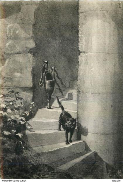 CPM Chateau de Combourg (I et V) Chateaubriand Chat