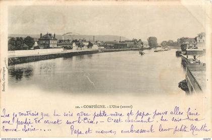 CPA Compiegne l'Oise amont