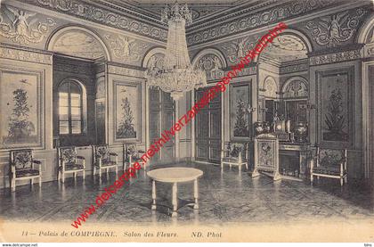 Palais de Compiègne - salon des fleurs - Compiegne - (60) Oise