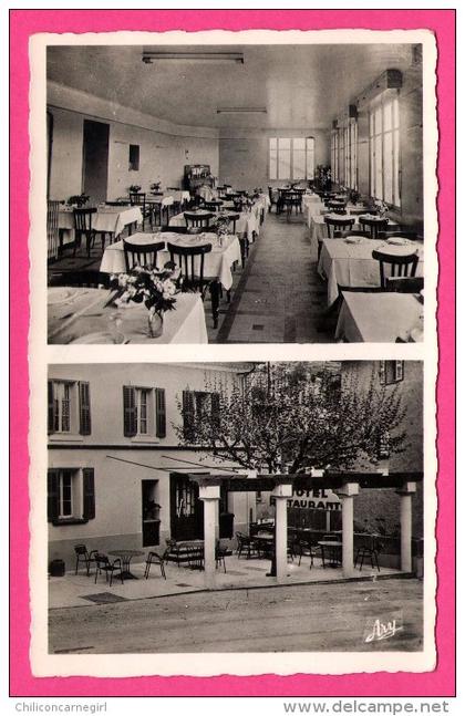 Comps-sur-Artuby - Grand Hôtel Bain - Le Restaurant - Un coin de la Terrasse - Double Vues - ARY - TARDY - 1954