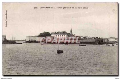 Concarneau CPA Vue generale de la ville close