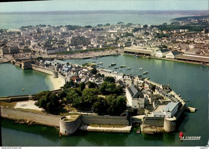 CPSM Concarneau Vue Aerienne