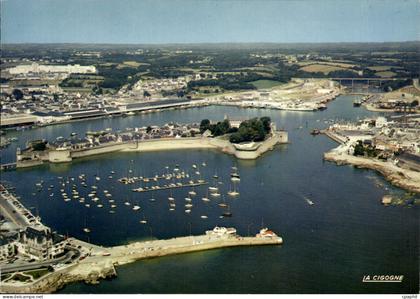 CPSM Concarneau Vue Aerienne