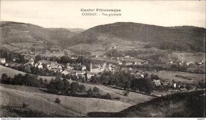 CPA Cantal Pittoresque Condat Vue Generale