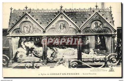 CPA Condat En Feniers Eglise de Sainte Blandine