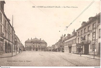 CONDE-sur-ESCAUT (59) La Place d'Armes