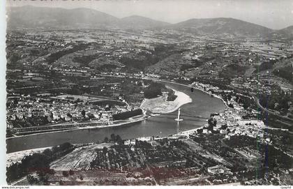 CPM Condrieu Rhone Vue d'Ensemble sur le Rhone et les Monts du Pilat