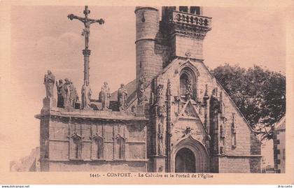 29 CONFORT MEILARS LE CALVAIRE ET LE PORTAIL DE L EGLISE