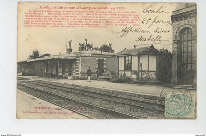 CONLIE - La Gare (Quelques dates sur le Camp de CONLIE en 1870)