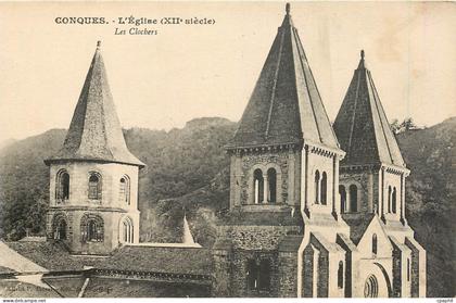 CPA Conques L'Eglise Les Clouchers