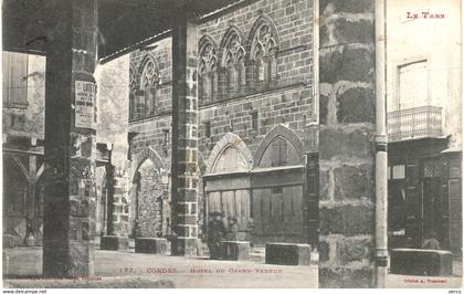 Carte POSTALE ANCIENNE de  CORDES - Hotel du Grand Veneur
